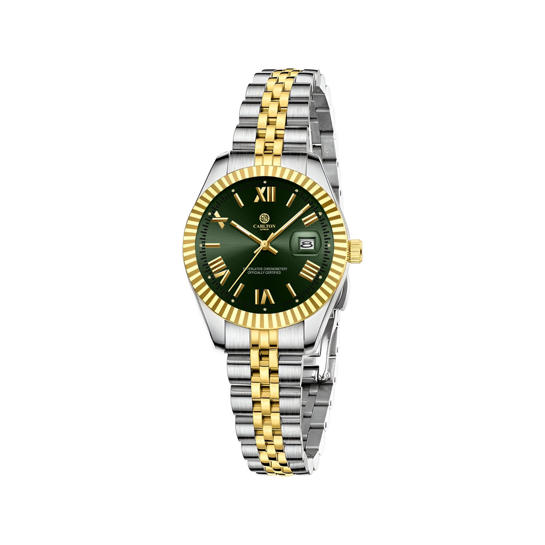 Harper: Mini Green Stainless Steel Women Analog Watch CLRLW-006