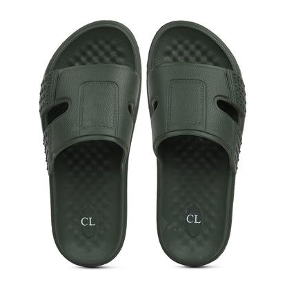 Men Textured Comfort Sliders
