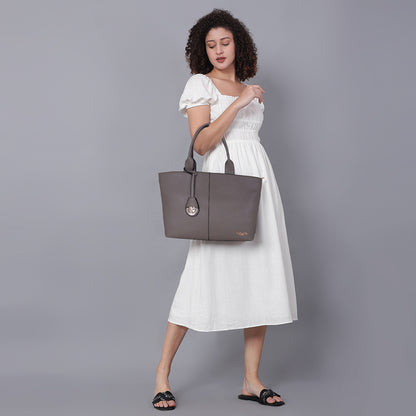 Women Structured Handheld Bag with Tasselled