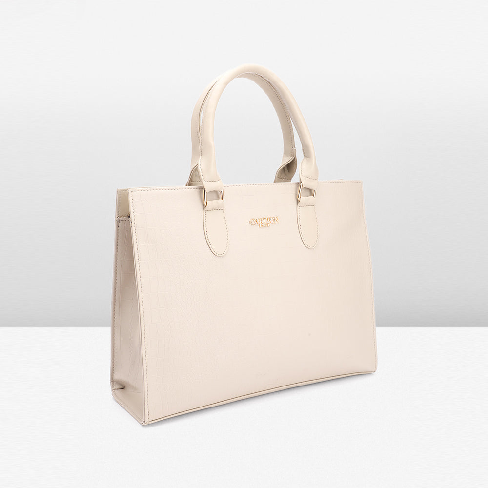 Carlton London Women Handbag - CLLP-828 Cream