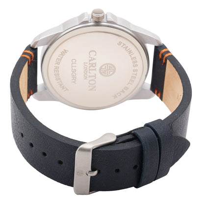 Duke Men Analog Blue Watch -CLLSGLDBL