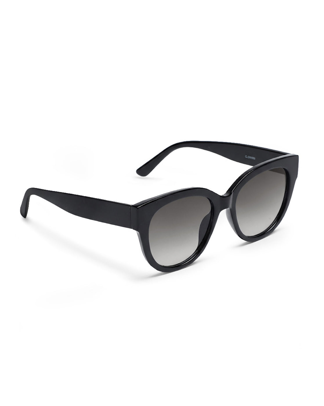 Women Black Toned Grey UV Protected Lens Cat Eye Sunglasses