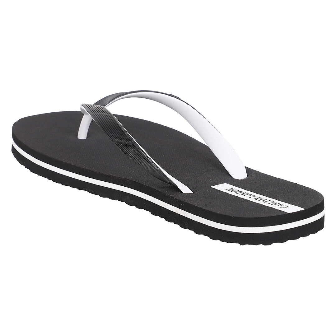 Women Striped Strap Thong Sandals