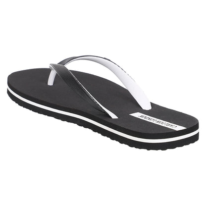 Women Striped Strap Thong Sandals