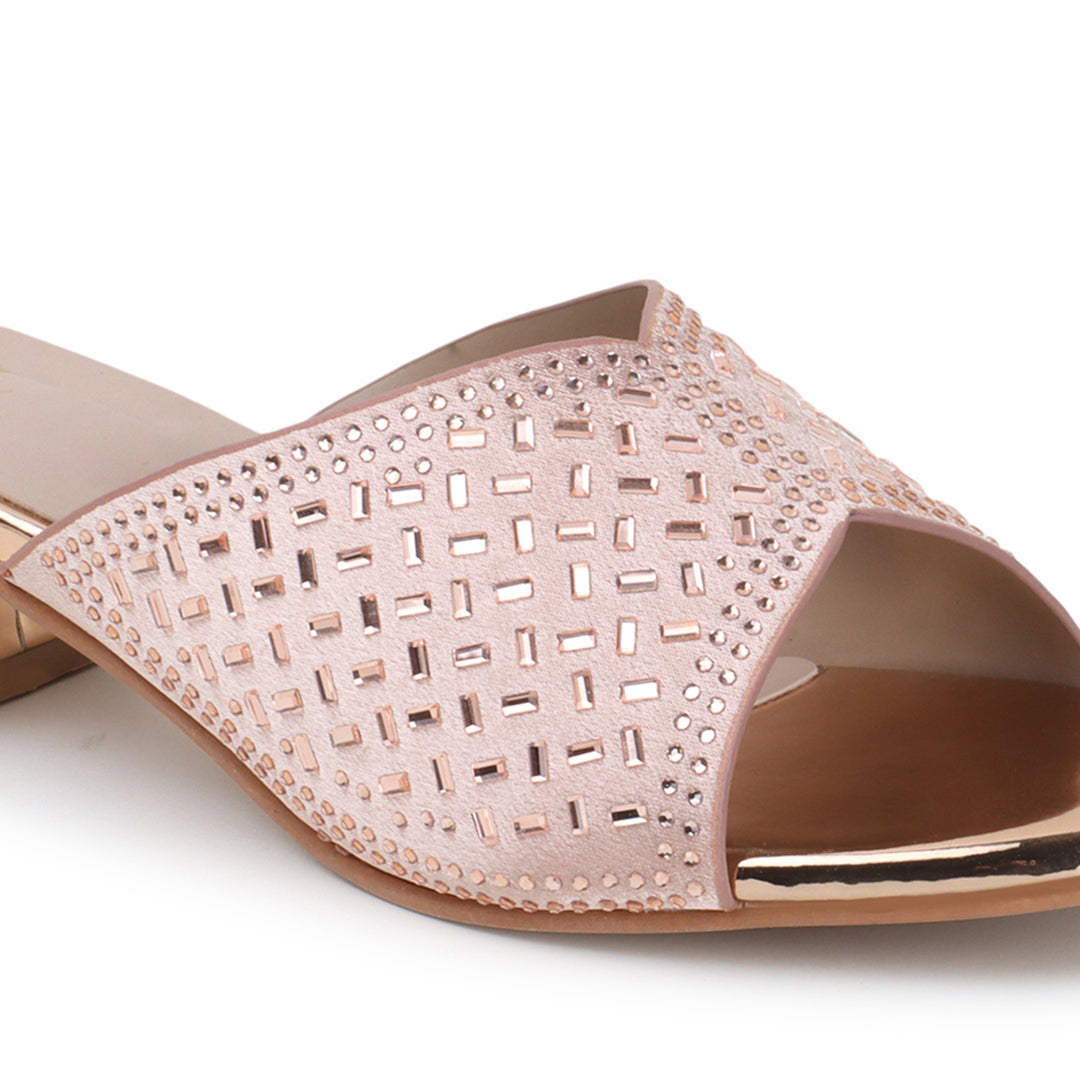 Women Embellished Block Heel Sandals