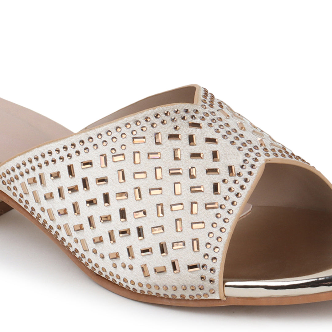 Women Embellished Block Heel Sandals