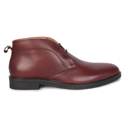 Formal Lace-Up Ankle Boot for Men