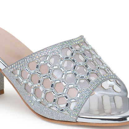 Women Embellished Block Heel Sandals