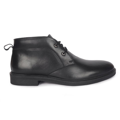 Formal Lace-Up Ankle Boot for Men