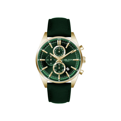 Carlton London Men Windsor Green Analog Watch CL-WD-GRN