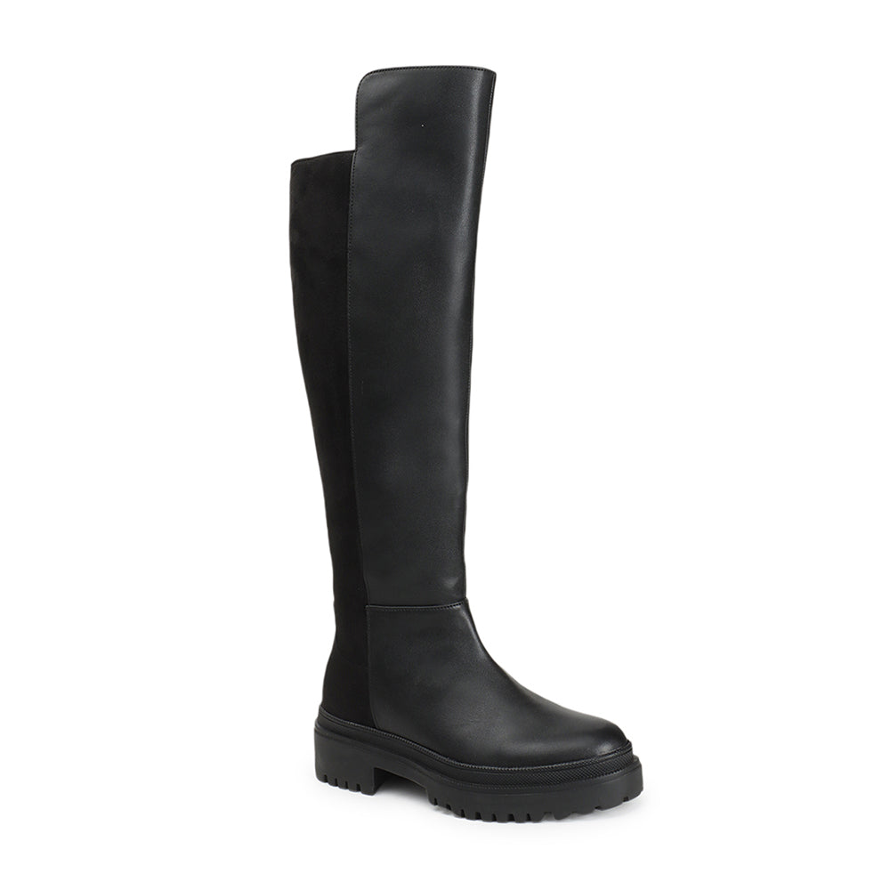 Women Block-Heeled Winter Over-the-Knee Boots
