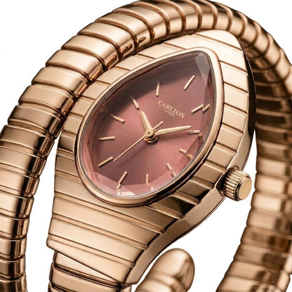 Carlton London Embrace Mocha Women Watch - CL-EM-MOC
