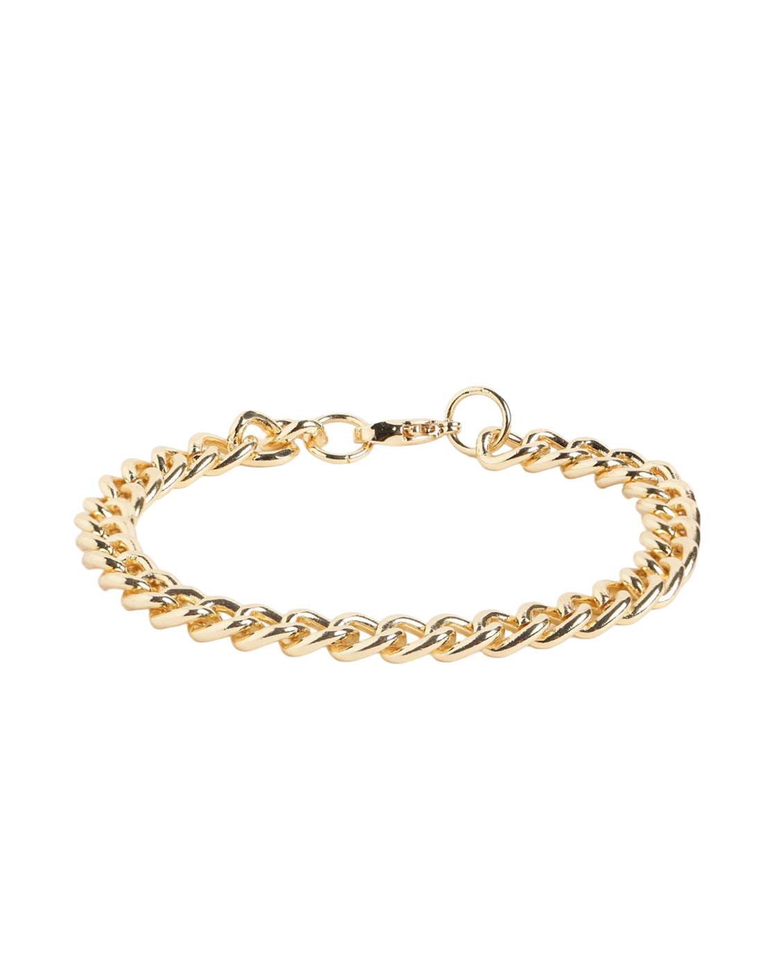 Men Gold Plated Cuban Link Bracelet