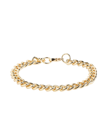 Men Gold Plated Cuban Link Bracelet