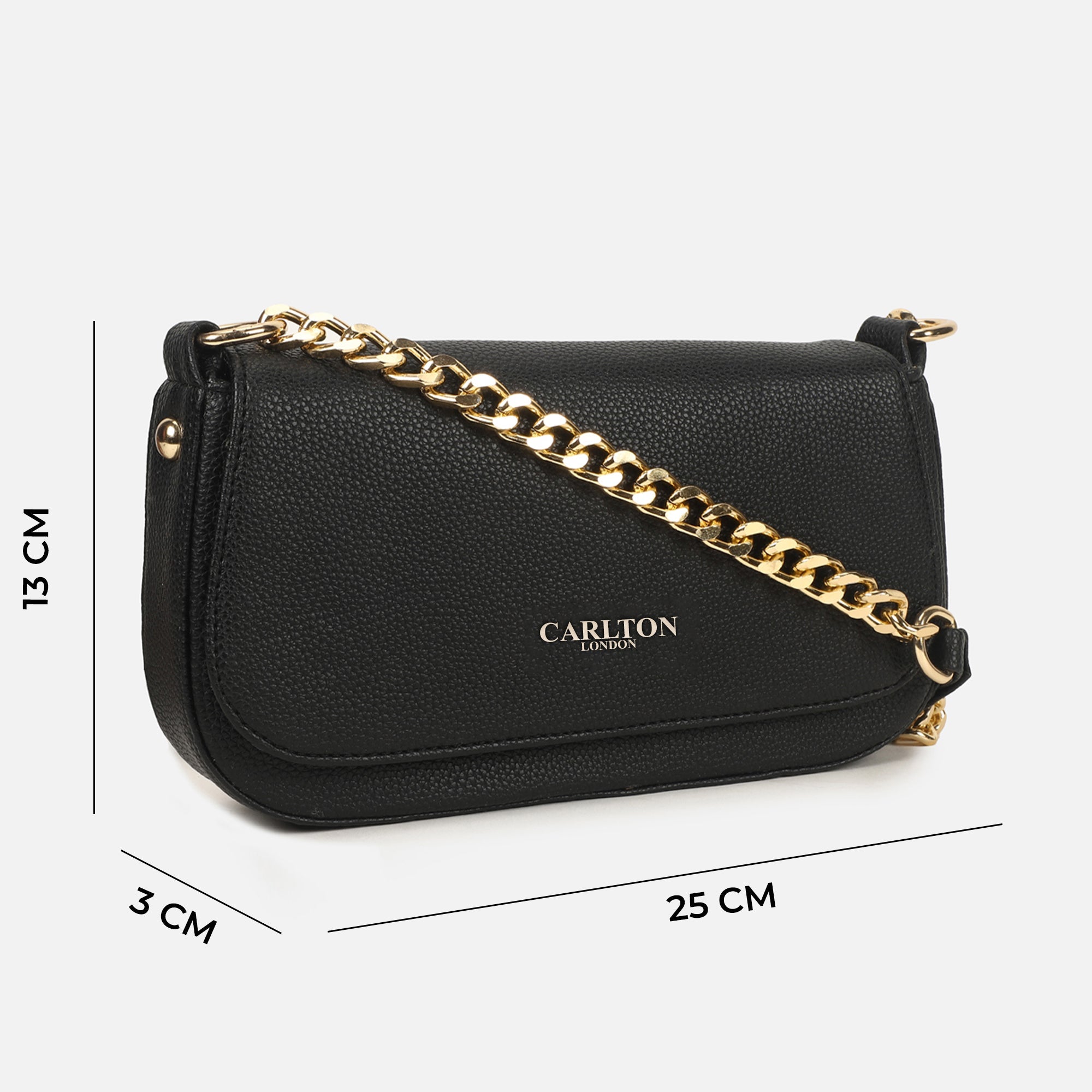 Carlton London Women Handbag - CLLP-912 BLACK