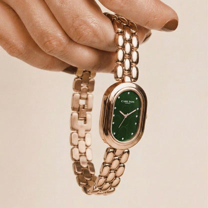 Carlton London Women Cecil Analog Watch CL-CEC-GRN