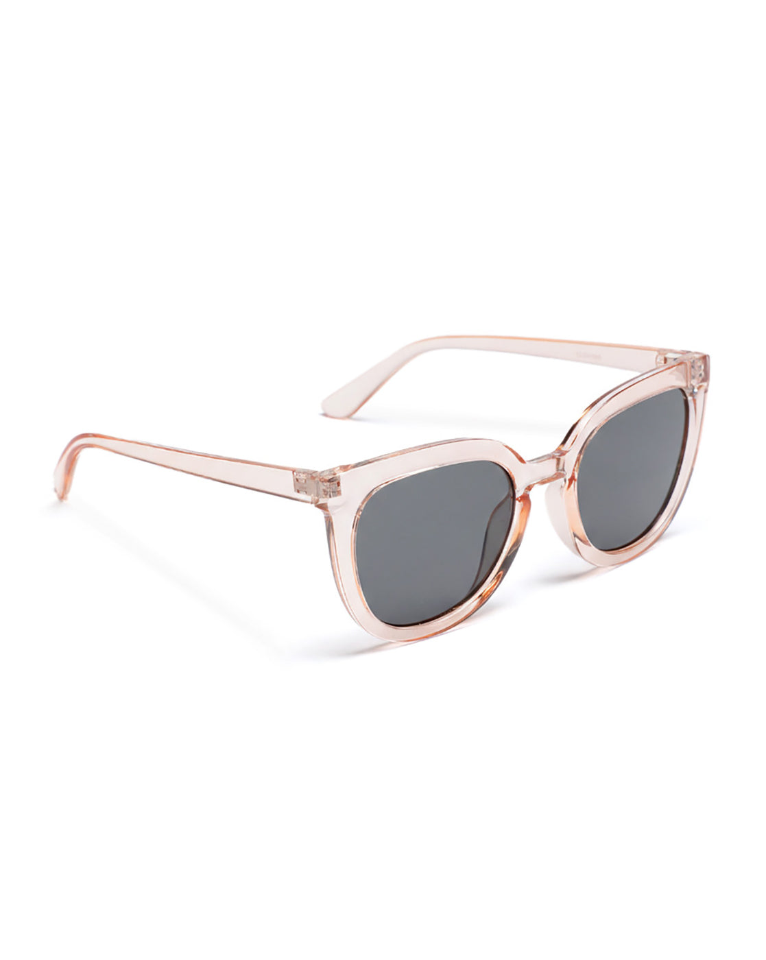 Women Beige Toned Grey UV Protected Lens Cat Eye Sunglasses