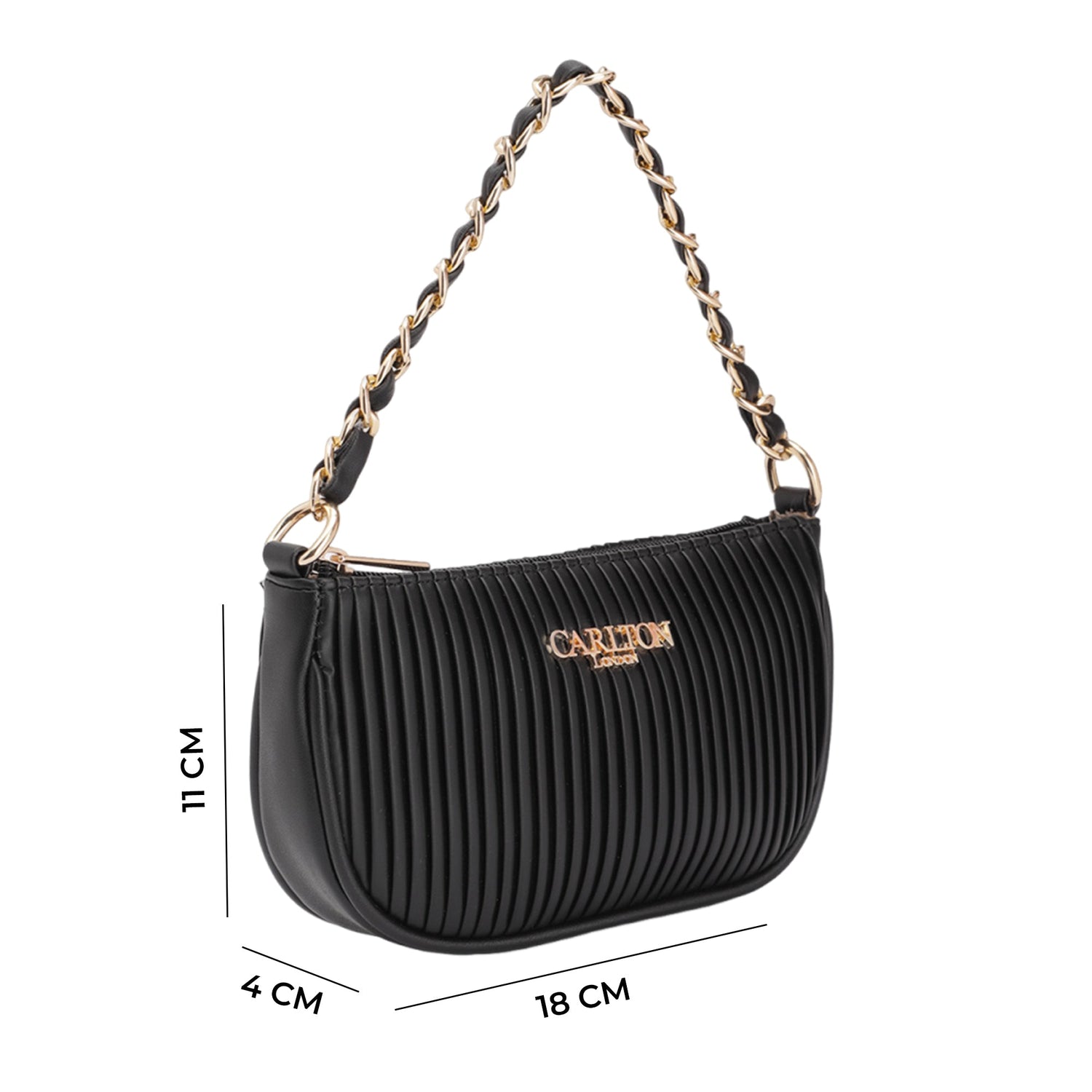 Carlton London Women Handbag - CLLP-1073 Black