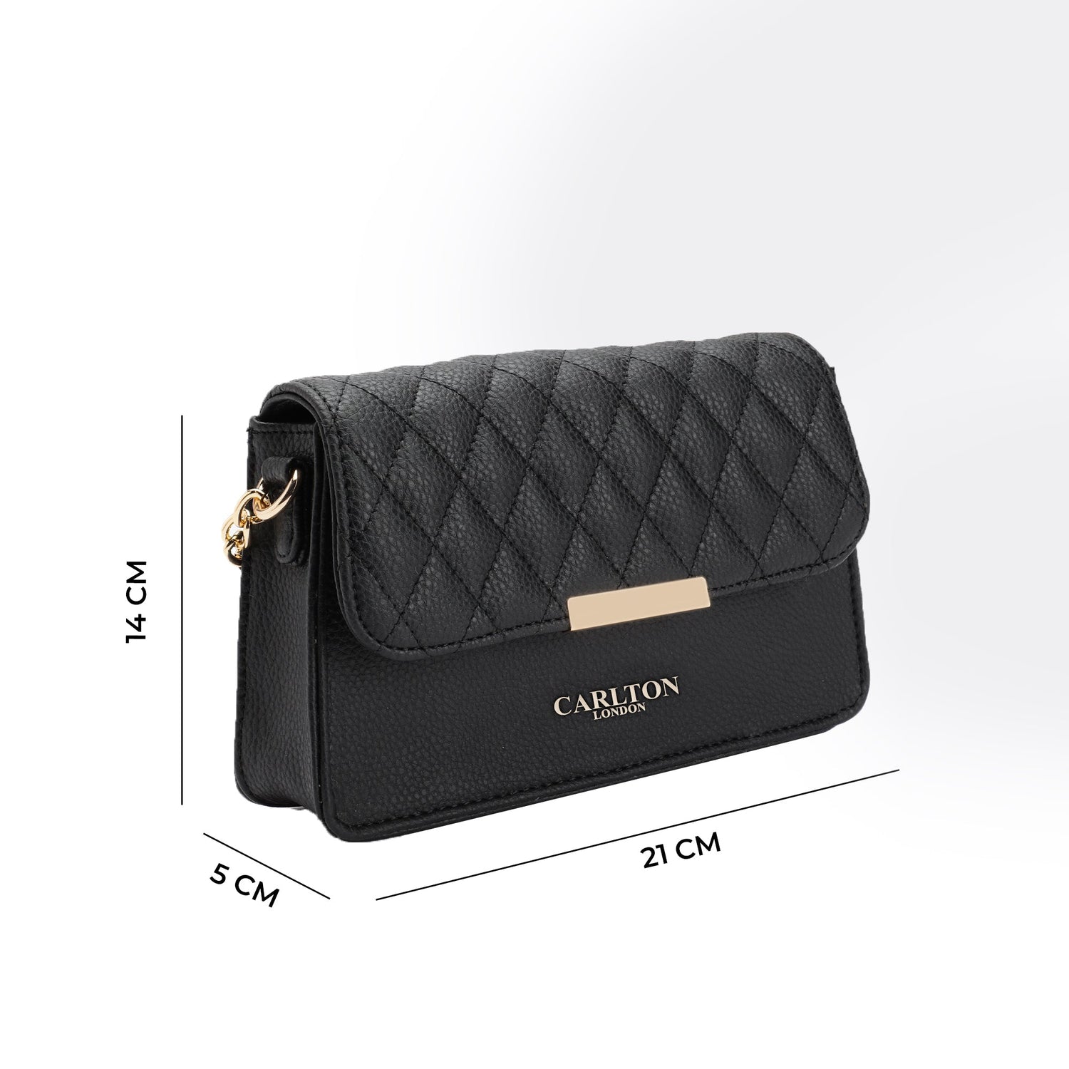 Carlton London Women Handbag - CLLP-1002 BLACK