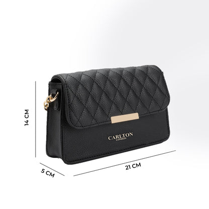 Carlton London Women Handbag - CLLP-1002 BLACK