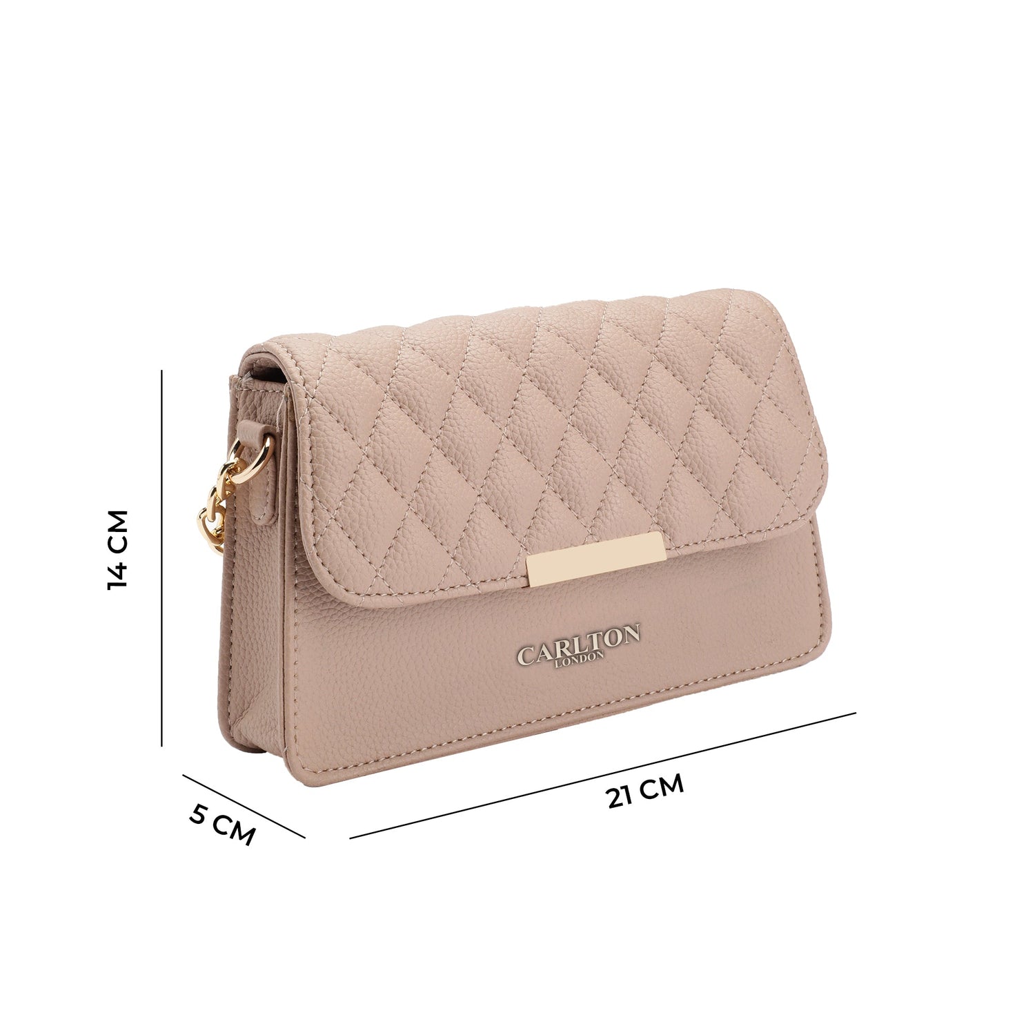 Carlton London Women Handbag - CLLP-1002 NUDE