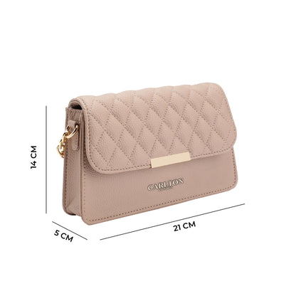 Carlton London Women Handbag - CLLP-1002 NUDE