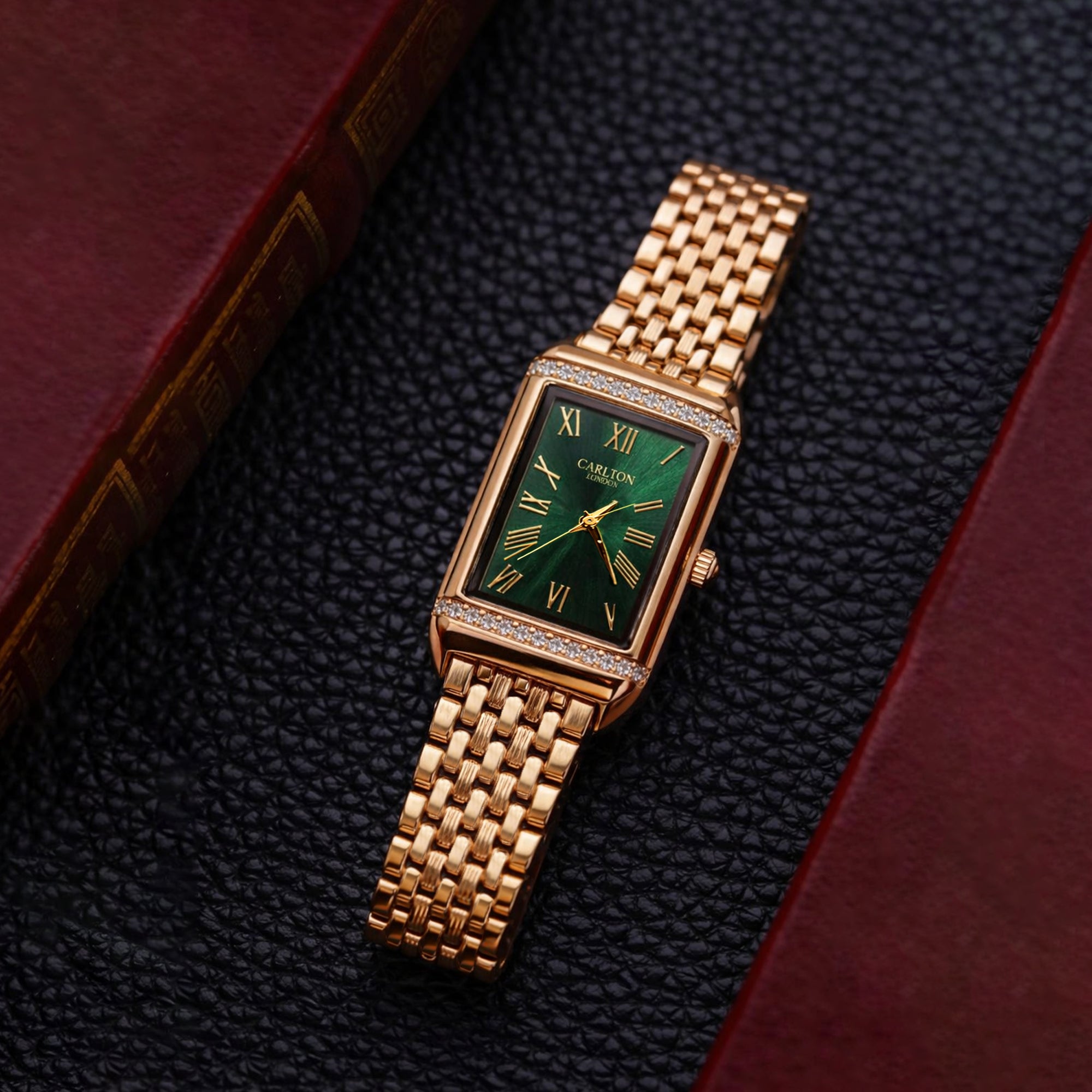 Carlton London Women Amara Green Analog Watch CL-AM-GRN