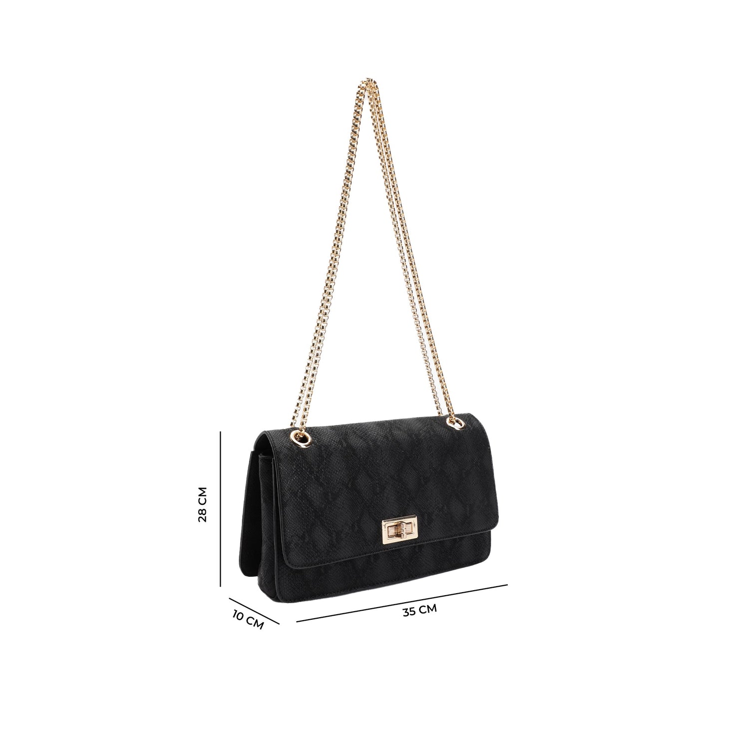 Carlton London Women Handbag - CLLP-914 BLACK