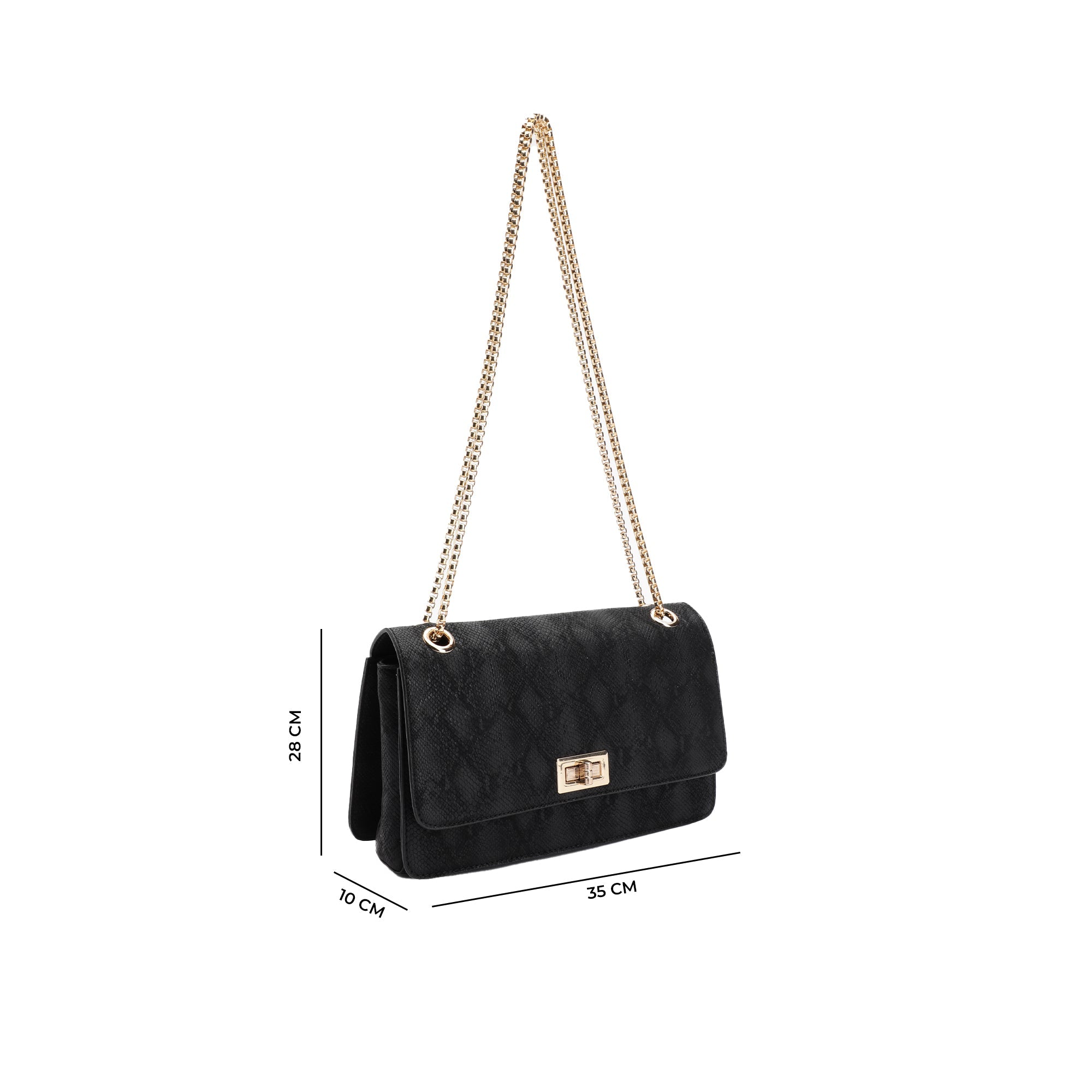 Carlton London Women Handbag - CLLP-914 BLACK