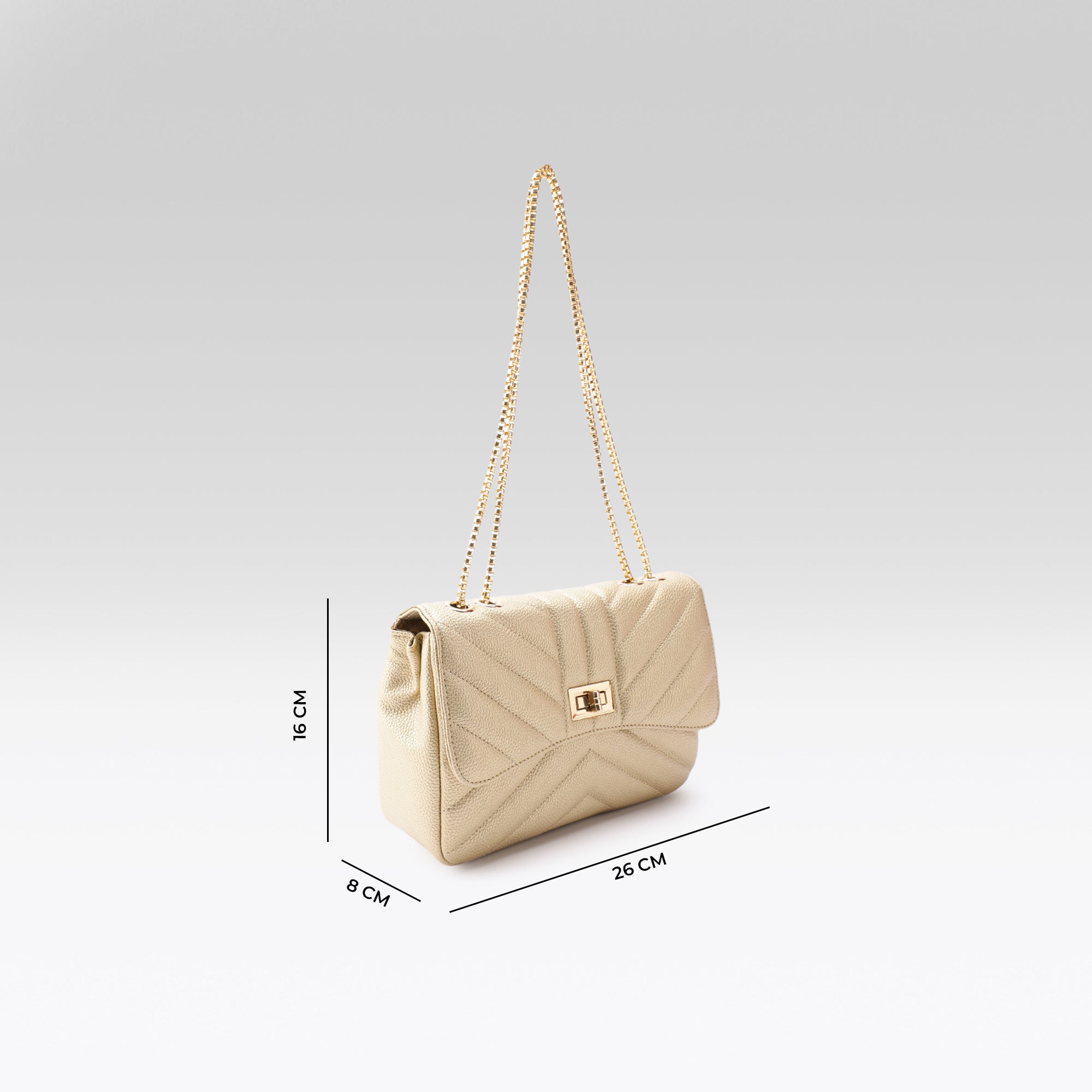 Carlton London Women Handbag - CLLP-992 GOLD