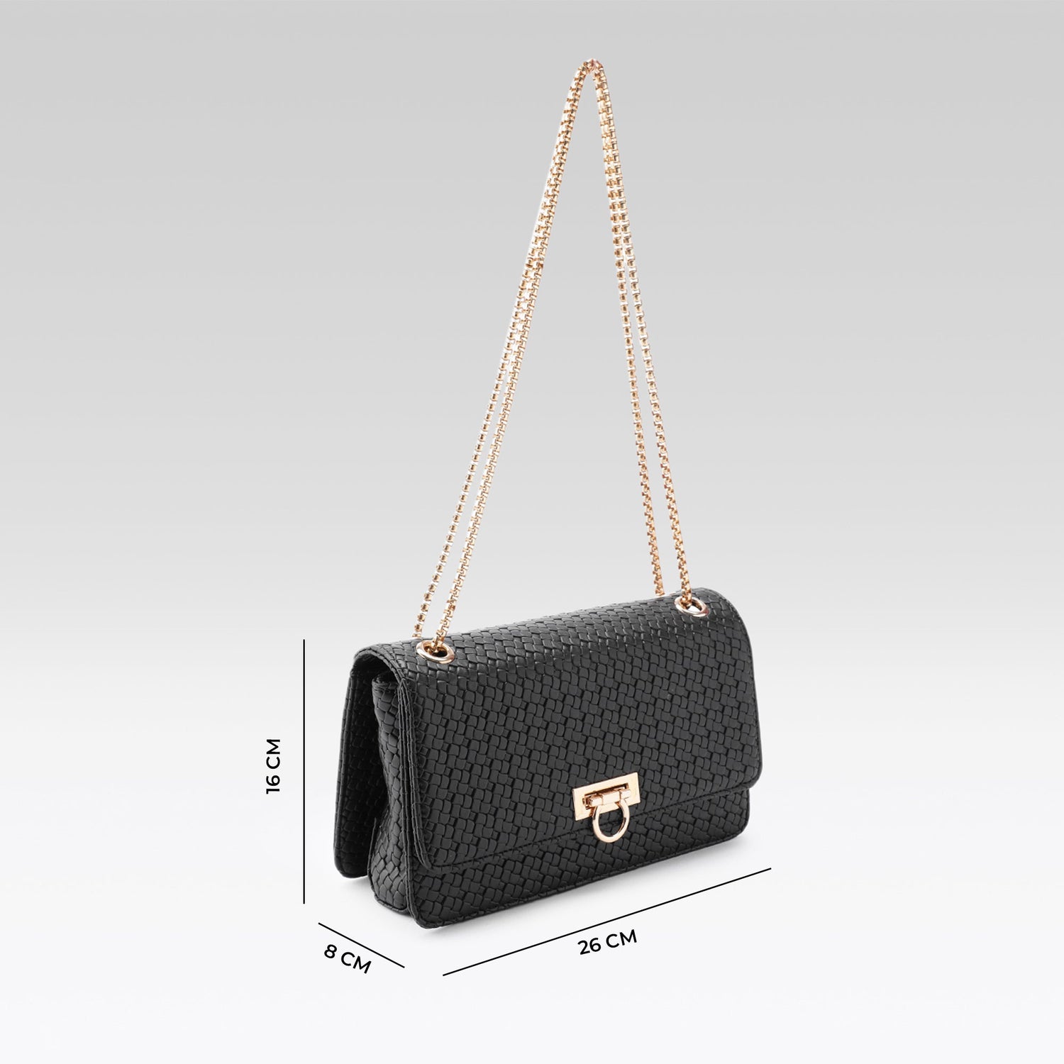 Carlton London Women Handbag - CLLP-1011 BLACK