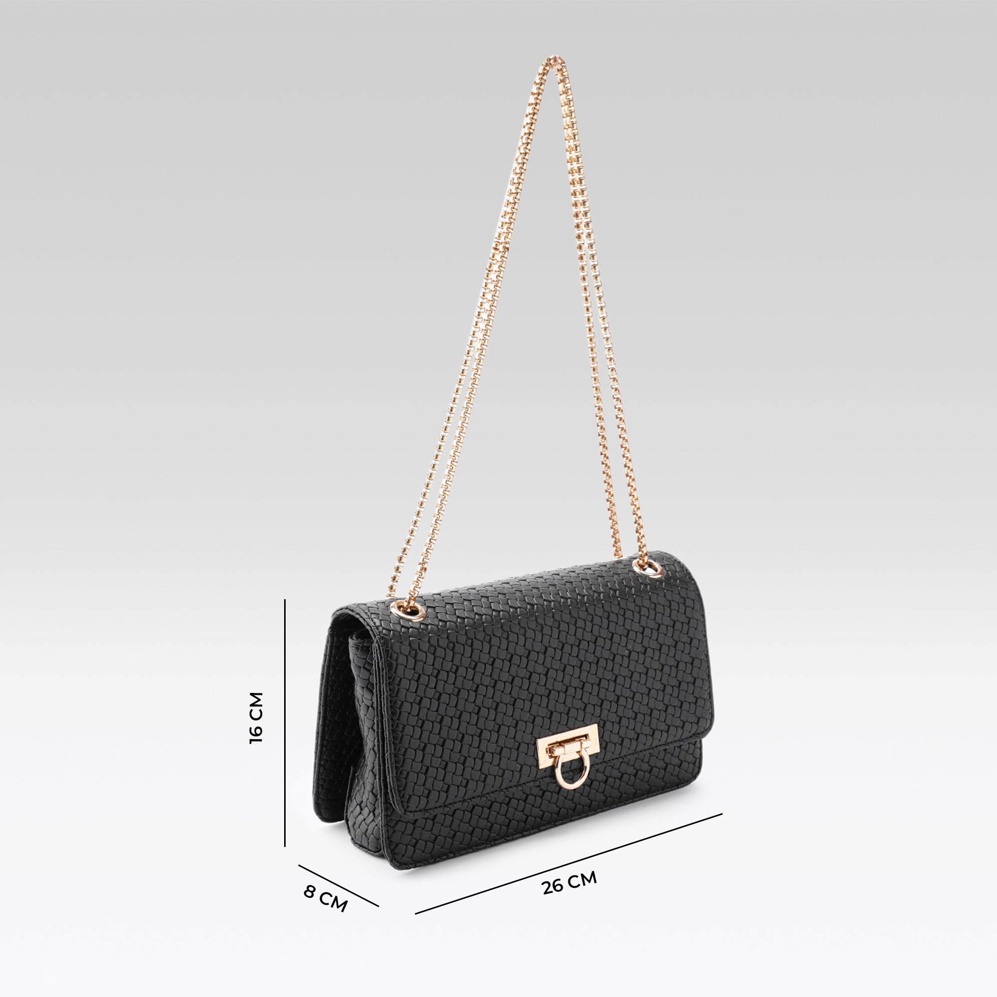 Carlton London Women Handbag - CLLP-1011 BLACK