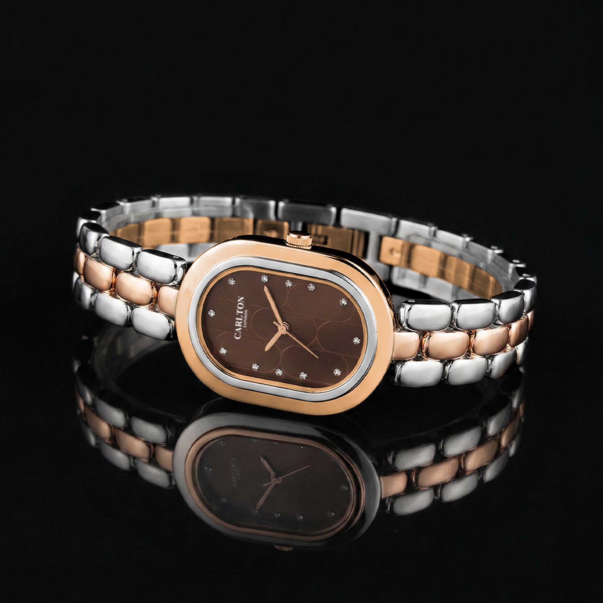 Carlton London Women Cecil Analog Watch CL-CEC-BRW