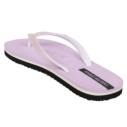 Women Striped Strap Thong Sandals