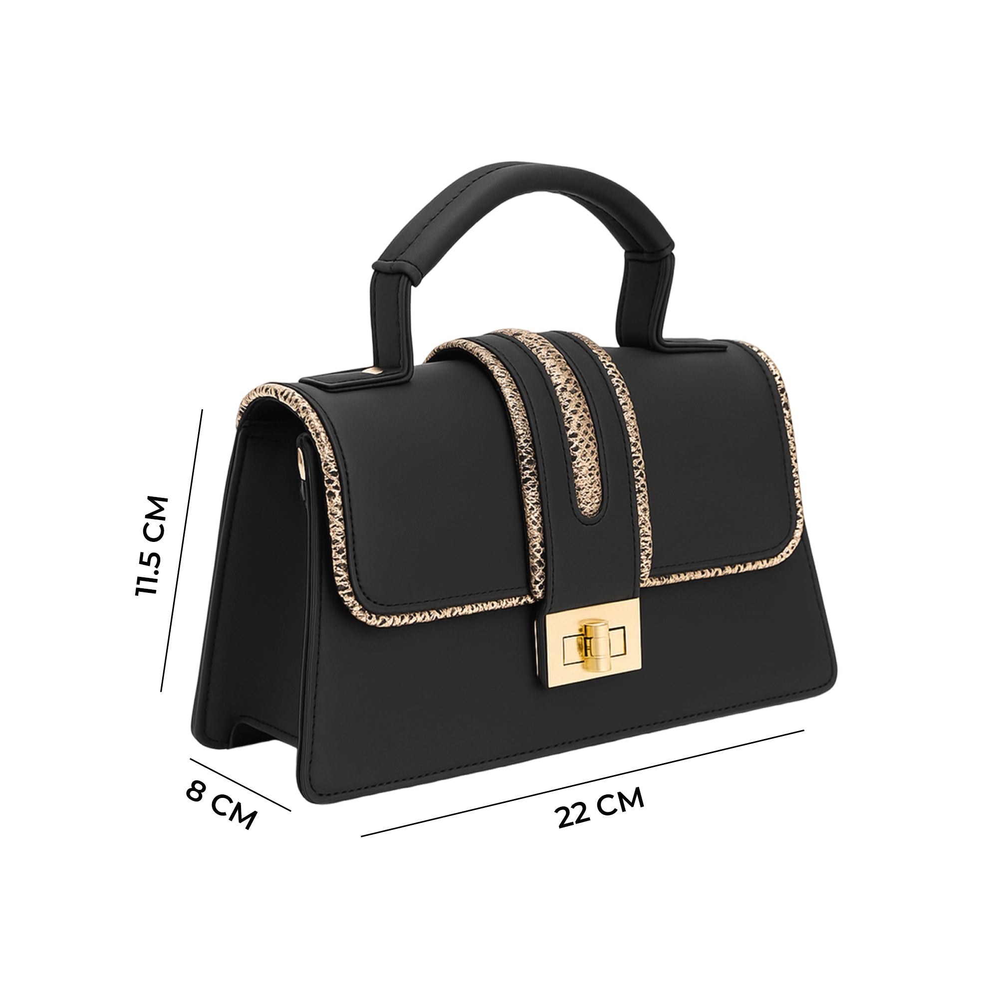 Carlton London Women Handbag - CLLP-984 BLACK