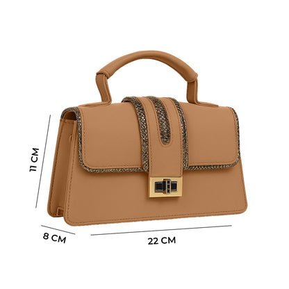 Carlton London Women Handbag - CLLP-984 BEIGE