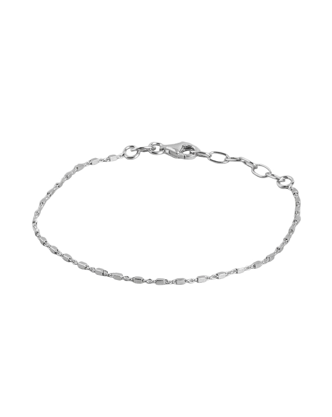 925 Sterling Silver Rhodium Plated  Wraparound Bracelet
