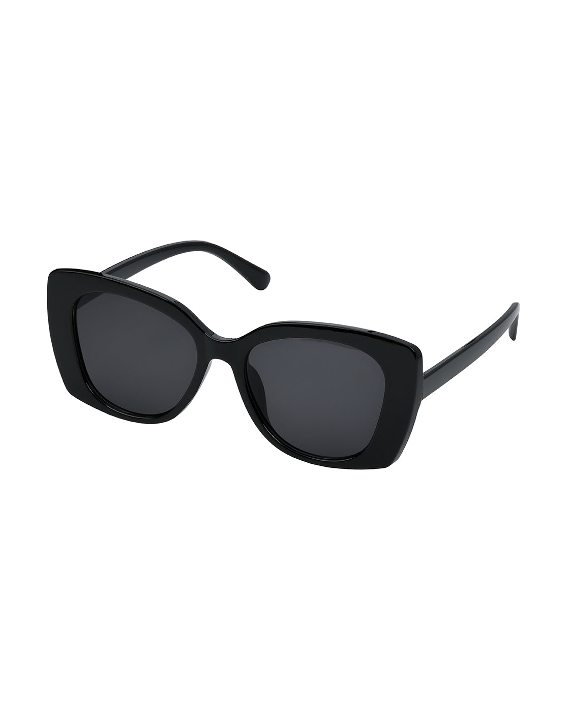 Women Black Toned UV Protected Black Lens Oversized Sunglasses