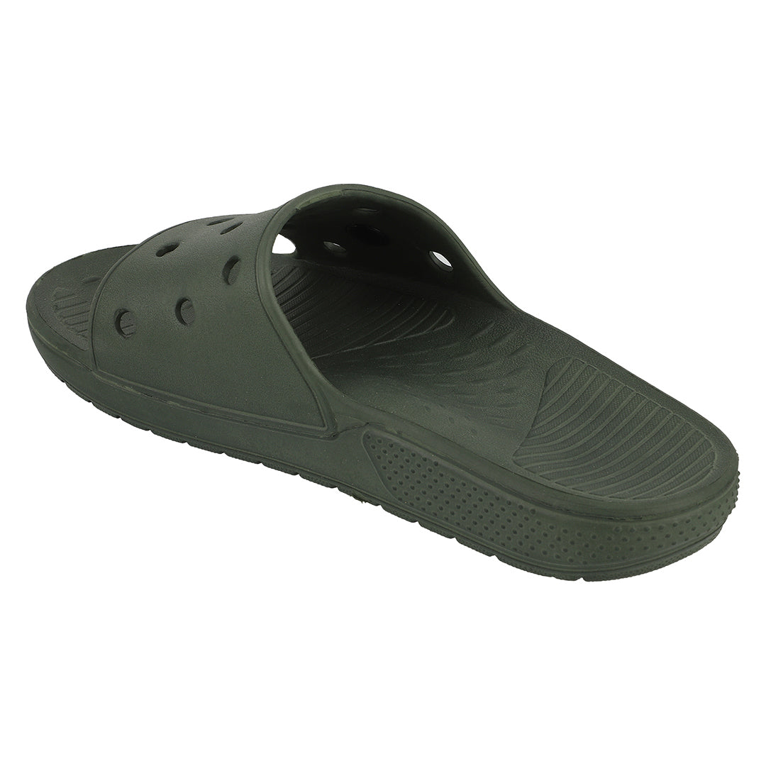 Men Perforated Comfort Solid Slider