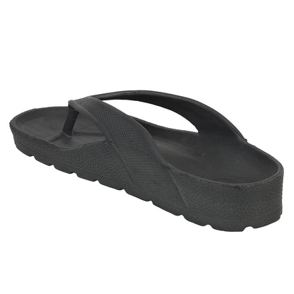 Men Textured Comfort Thong Sandals