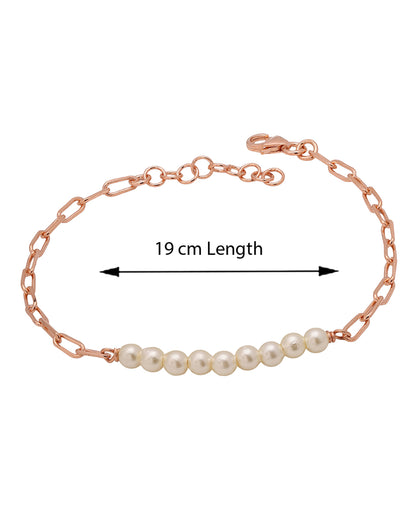 18K Gold Plated Pearl Rhythm Bracelet