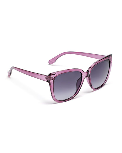 Women Purple Toned Blue UV Protected Lens Oversized Sunglasses