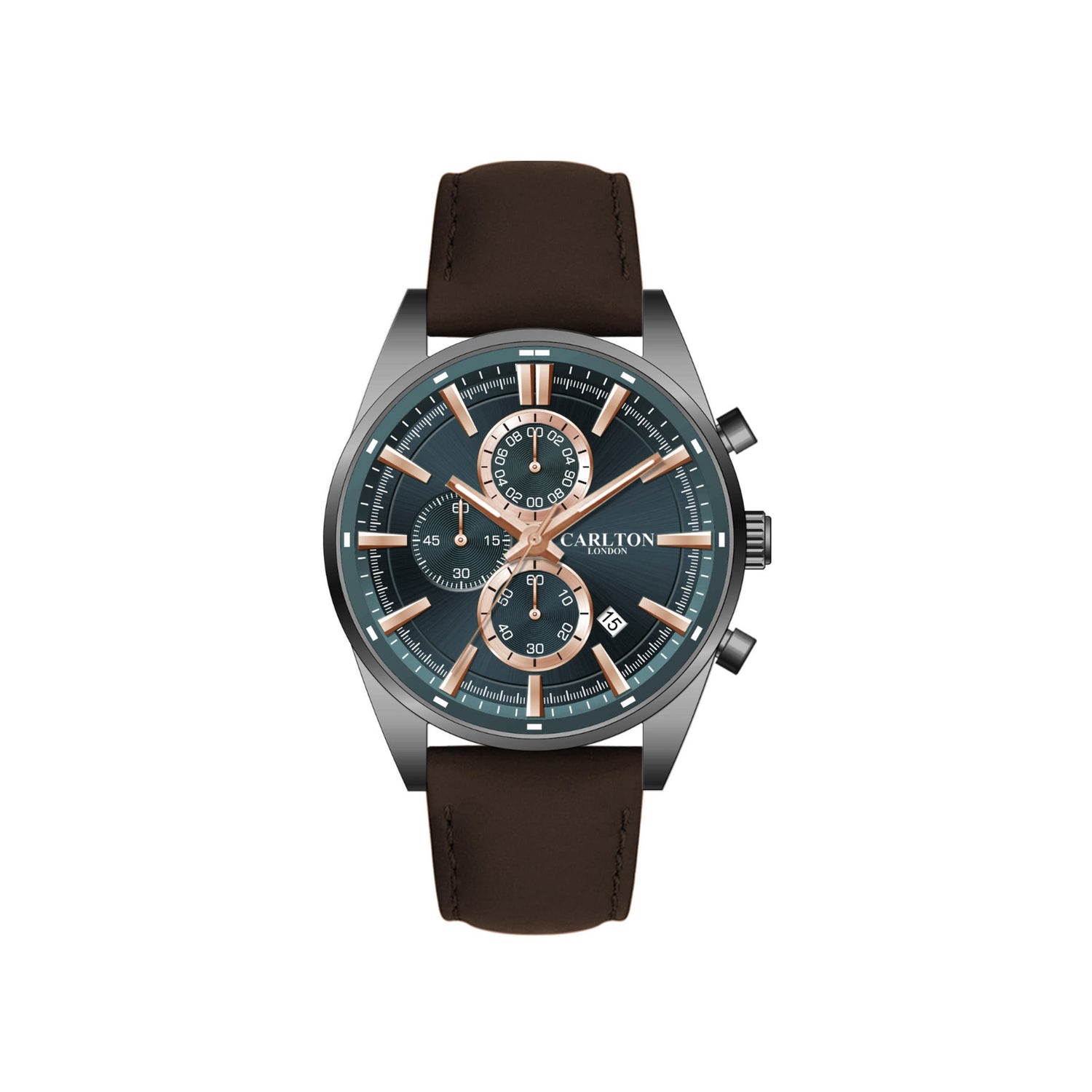 Carlton London Men Windsor Teal Analog Watch CL-WD-609