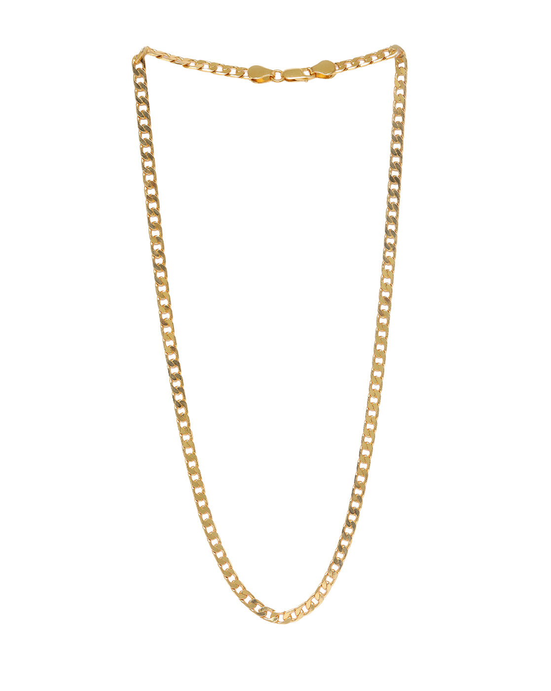 18KT Gold Plated Classic Curb Link Chain for Men