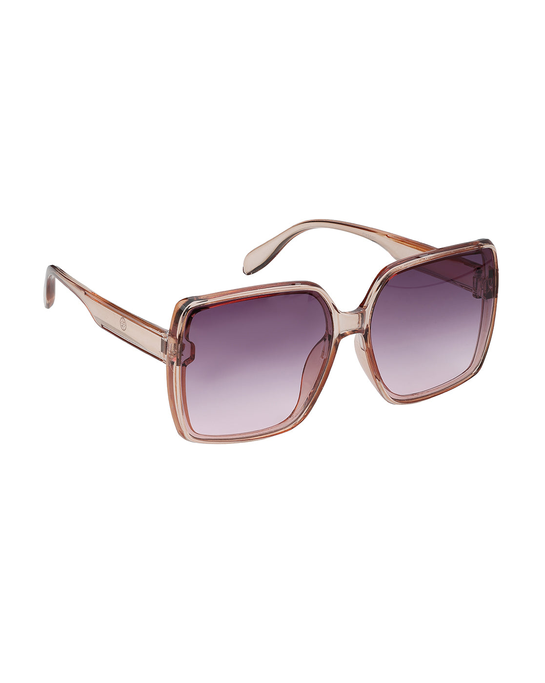 Women Nude Toned UV Protected Gradient Lens Oversized Sunglasses