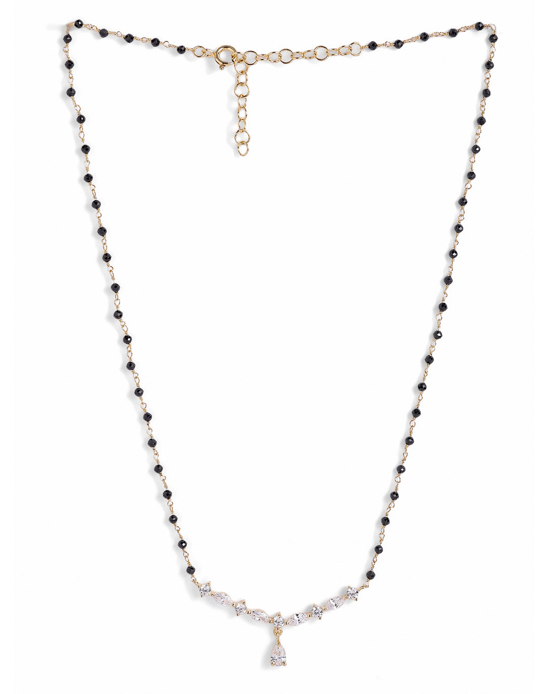 18kt Gold Plated Solitaire CZ Mangalsutra