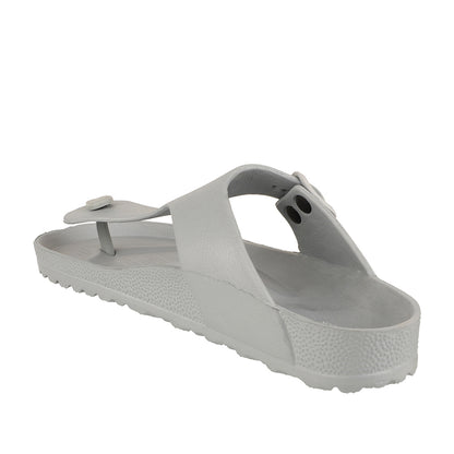 Men Solid Thong Slide with Adjustable Strap