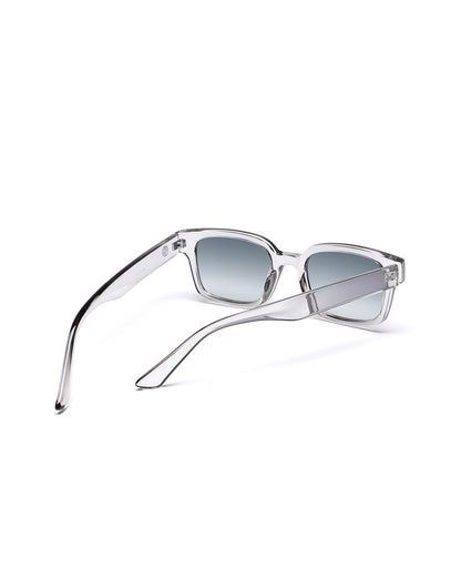 Unisex Grey Toned Grey UV Protected Lens Square Sunglasses