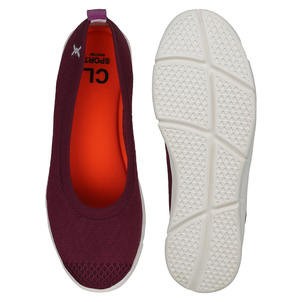 Women FlyKnit Comfort Slip On Ballet Flats