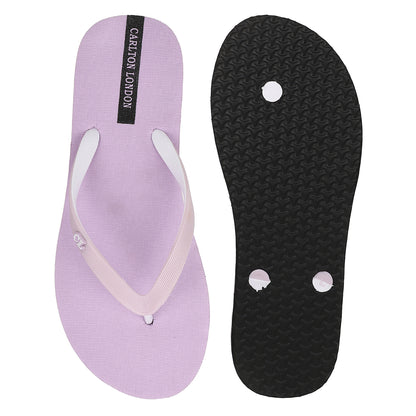 Women Striped Strap Thong Sandals